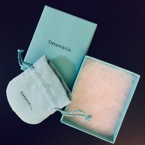 Tiffany & Co small gift box and duster pouch only